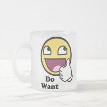 Do Want Awesome Face Smiley Coffee Mug