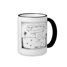 'Do You Come Here Often' Lonely Bird Mugs