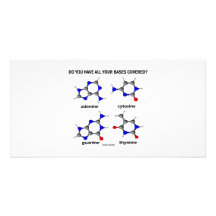 Do You Have All Your Bases Covered? (DNA Bases) Photo Greeting Card