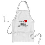 Do you love FREE Groceries Aprons