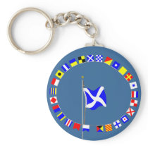 Do you require a tug? Nautical Signal Flag Hoist Key Chain