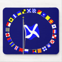 Do you require a tug? Nautical Signal Flag Hoist Mouse Mats
