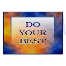 DO YOUR BEST CARD