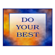 DO YOUR BEST POST CARDS