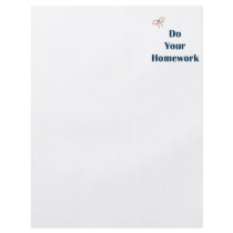 Do Your Homework Reminders Full Color Flyer