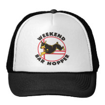 Doberman Agility Weekend Bar Hopper Hats