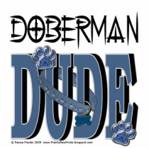 Doberman DUDE Photo Cut Outs