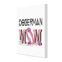 Doberman MOM Canvas Print
