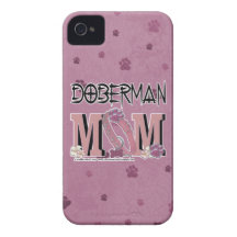 Doberman MOM iPhone 4 Case