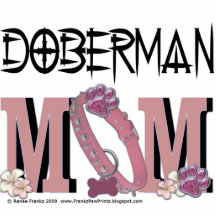 Doberman MOM Photo Cut Outs
