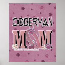Doberman MOM Posters