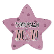 Doberman MOM Star Stickers