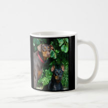 Doberman mug