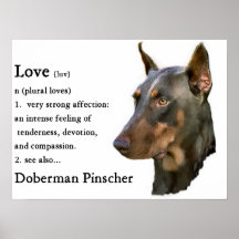 Doberman Pinscher Art Print