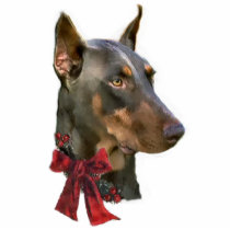 Doberman Pinscher Christmas Gifts Ornament Cut Outs