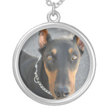 Doberman Pinscher Dog Necklace
