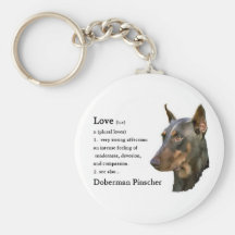 Doberman Pinscher Gifts Key Chains