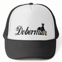 Doberman Pinscher Mesh Hats