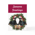 Doberman Pinscher Holiday Card
