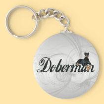 Doberman Pinscher keychains