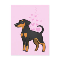 Doberman Pinscher Love (floppy ears)