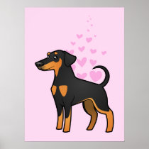 Doberman Pinscher Love (floppy ears)