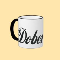Doberman Pinscher mugs