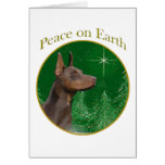 Doberman Pinscher Peace Greeting Cards