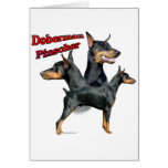 Doberman Pinscher Trio 2 Card