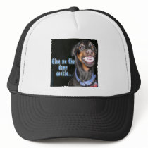 Doberman Smiles Trucker Hats