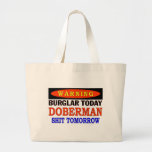 DOBERMAN WARNING BAGS