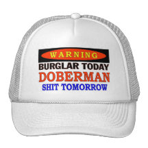 DOBERMAN WARNING HAT
