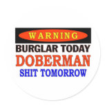 DOBERMAN WARNING