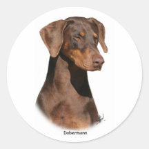 Dobermann 9Y381D-162 Sticker