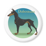 dobermann fridge magnets