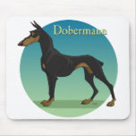 dobermann mouse pads