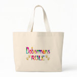 Dobermans Rule Canvas Bag