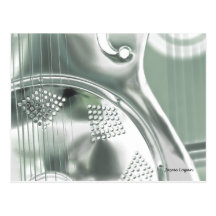 DOBRO, art de guitare, cool de carte postale