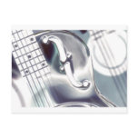 Dobro Art, silver white blue, artography, template Post Cards