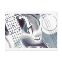 Dobro Art, silver white blue, artography, template Post Cards