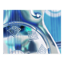 DOBRO, guitar ArT, Postcard Cool