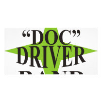Doc Driver logo Photo Card Template