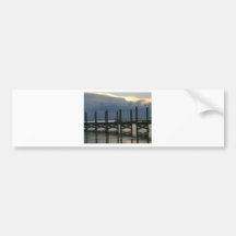Dock au crépuscule adhésifs pour voiture