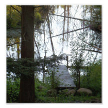 Dock par l'étang photo