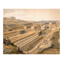 Docks at Sebastopol, plate from 'The Seat of War i posters