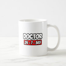 Doctor 24-7-365 coffee mug