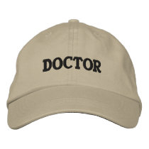 DOCTOR CAP EMBROIDERED BASEBALL CAPS