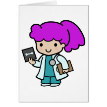 Doctor Girl Card