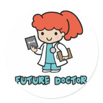 Doctor (girl) sticker