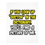 Doctor In Dictionary...My Picture Personalized Letterhead